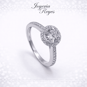 Anillo de plata rodinada fabricación Italiana - ley 925 - modelo R-0032