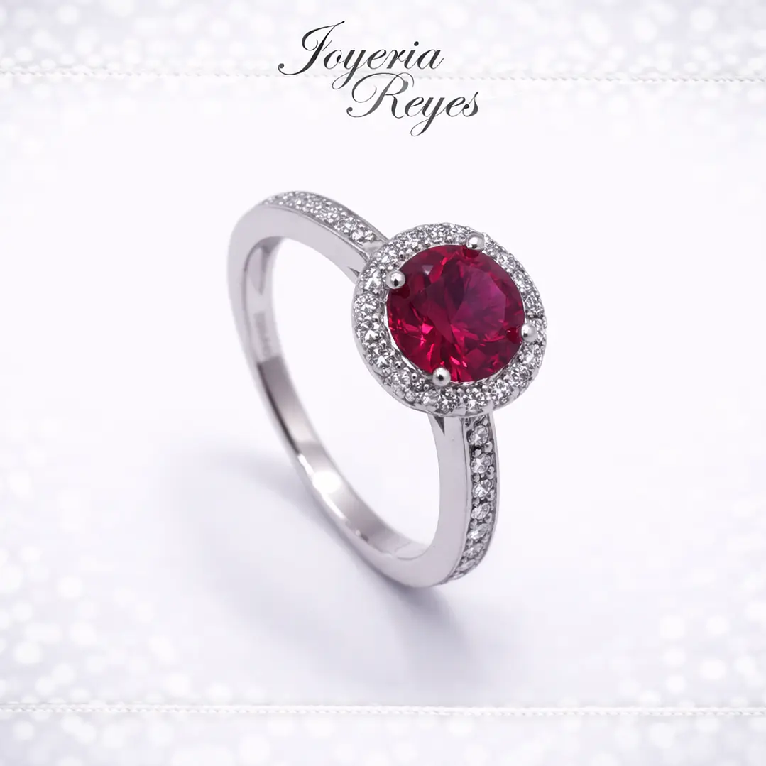 Anillo de plata rodinada fabricación Italiana - ley 925 - modelo R-0032R 1