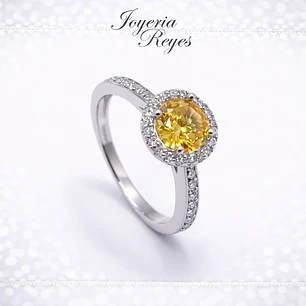 Anillo de plata rodinada fabricación Italiana - ley 925 - modelo R-0032Y