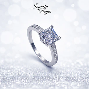 Anillo de plata rodinada fabricación Italiana - ley 925 - modelo R-0577