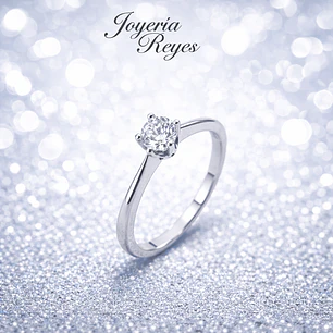 Anillo de plata rodinada fabricación Italiana - ley 925 - modelo R0701C