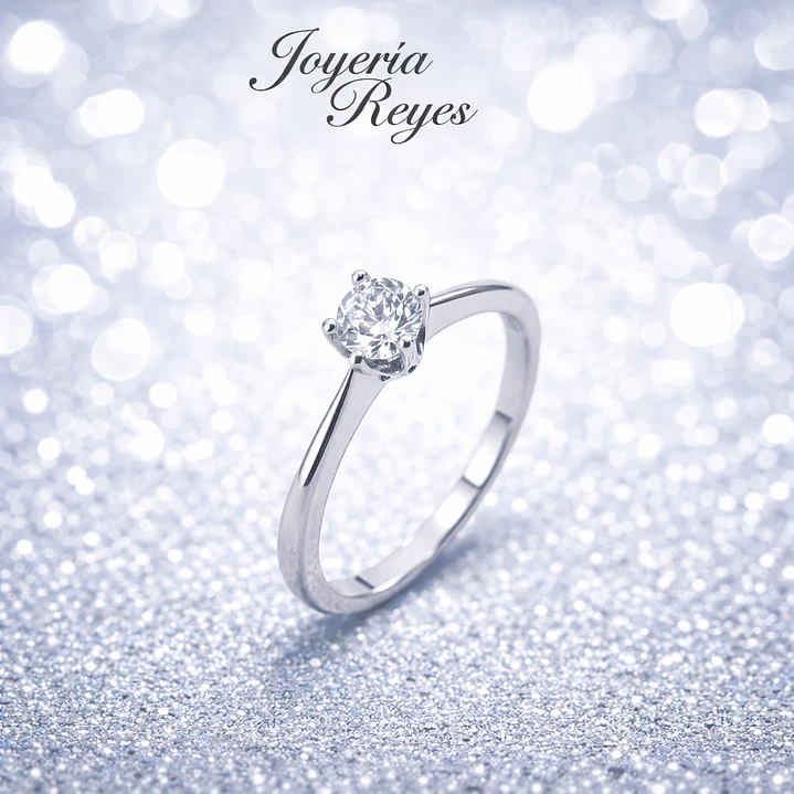 Anillo de plata rodinada fabricación Italiana - ley 925 - modelo R0701C 1