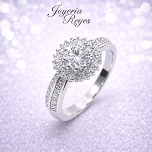 Anillo de plata rodinada fabricación Italiana - ley 925 - modelo TR928