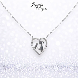 Cadena de Plata Rodinada Fabricación Italiana 925 modelo 12210FNSWSH1