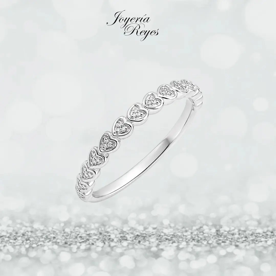 Anillo de Oro Blanco 18 kilates - brillantes - KR05-79610 1