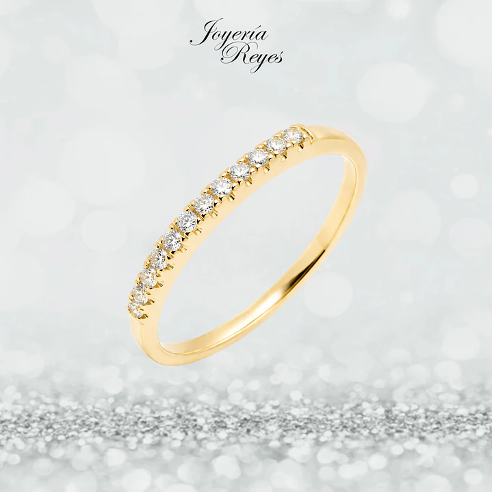 Anillo de Oro Amarillo 18 kilates - Circones - A2903 1