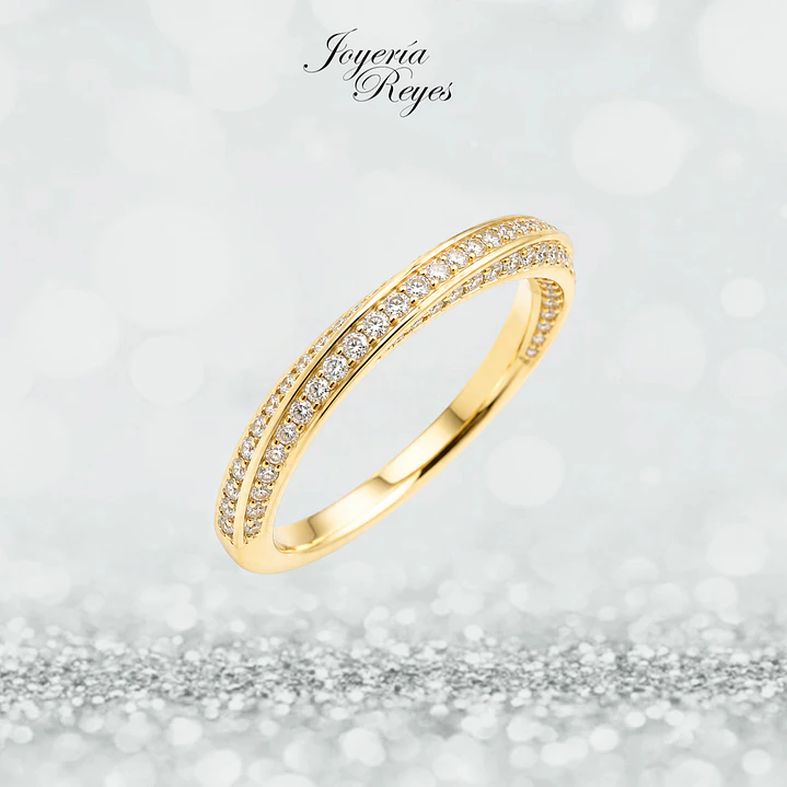 Anillo de Oro Amarillo 18 kilates - Circones - I17-18ZR0307-HCZ 1