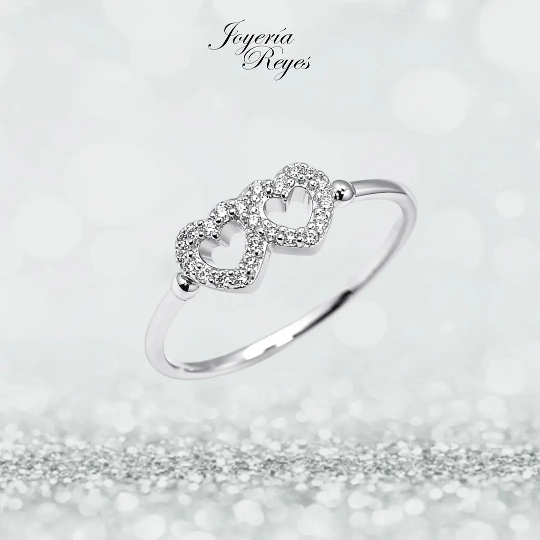 Anillo de plata rodinada fabricación Italiana - ley 925 - modelo 12201FRSWSH1 1