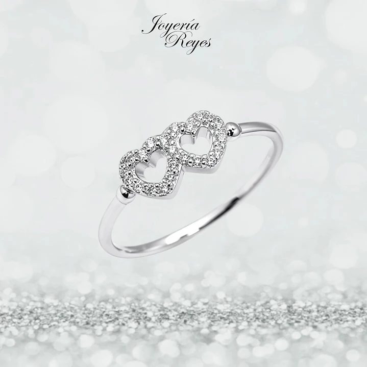 Anillo de plata rodinada fabricación Italiana - ley 925 - modelo 12201FRSWSH1 1
