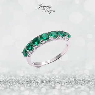 Anillo de plata rodinada fabricación Italiana - ley 925 - modelo 14396FRSWSH1