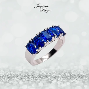 Anillo de plata rodinada fabricación Italiana - ley 925 - modelo 22860XRSWSH1