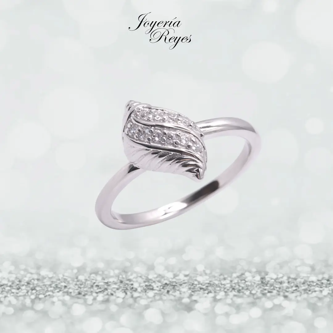 Anillo de plata rodinada fabricación Italiana - ley 925 - modelo 27552FRSWSH1 1