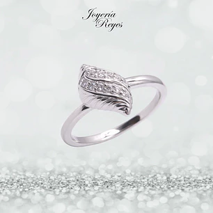 Anillo de plata rodinada fabricación Italiana - ley 925 - modelo 27552FRSWSH1