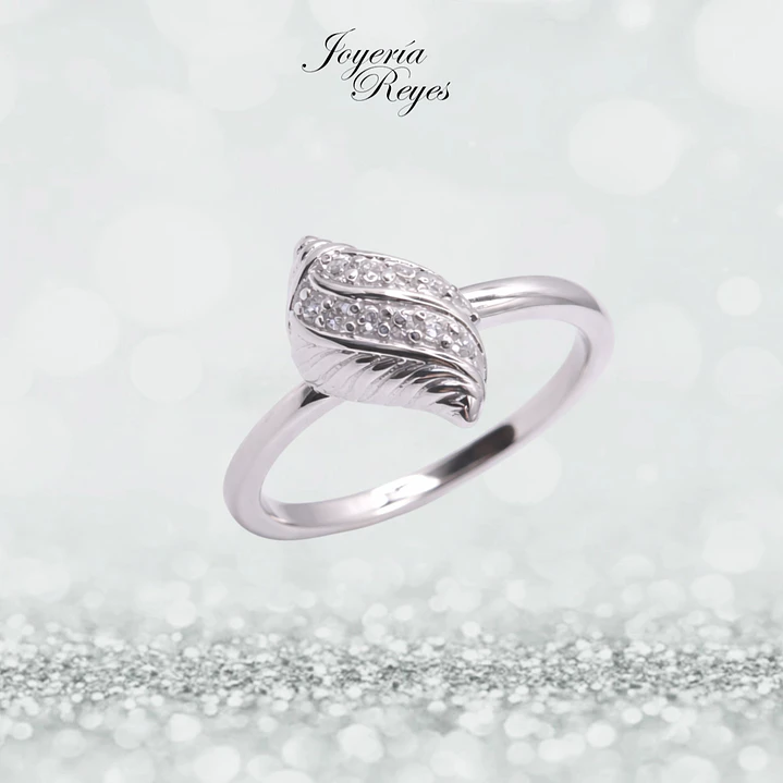 Anillo de plata rodinada fabricación Italiana - ley 925 - modelo 27552FRSWSH1 1