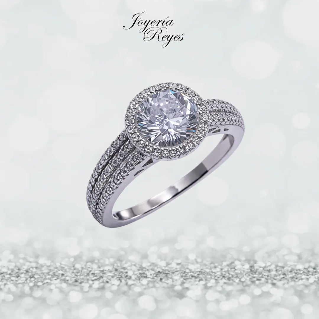 Anillo de plata rodinada fabricación Italiana - ley 925 - modelo R-0032 1