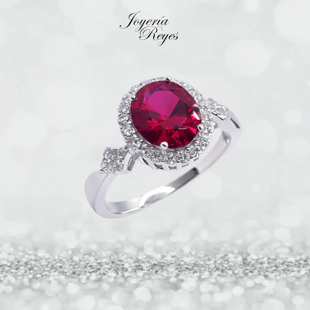 Anillo de plata rodinada fabricación Italiana - ley 925 - modelo R-0068R 1