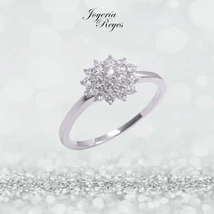 Anillo de plata rodinada fabricación Italiana - ley 925 - modelo R-0048