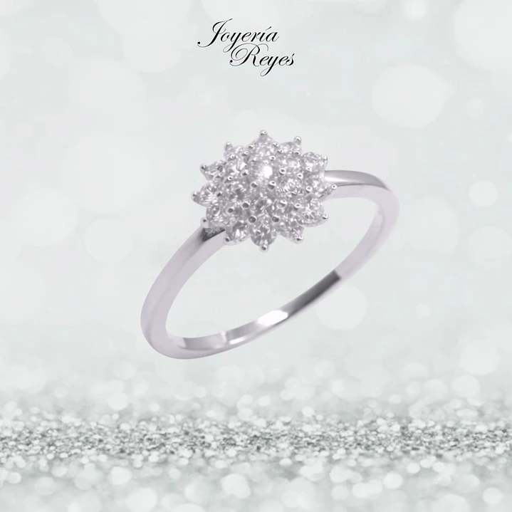 Anillo de plata rodinada fabricación Italiana - ley 925 - modelo R-0048 1