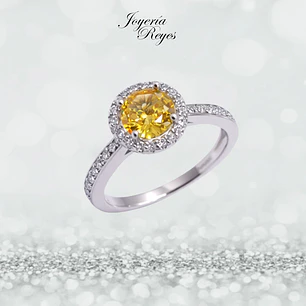 Anillo de plata rodinada fabricación Italiana - ley 925 - modelo R-0032Y
