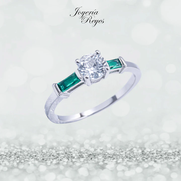 Anillo de plata rodinada fabricación Italiana - ley 925 - modelo R-0696E 1