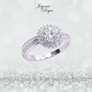 Anillo de plata rodinada fabricación Italiana - ley 925 - modelo TR928