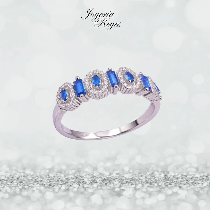 Anillo de plata rodinada fabricación Italiana - ley 925 - modelo TR671-Z 1