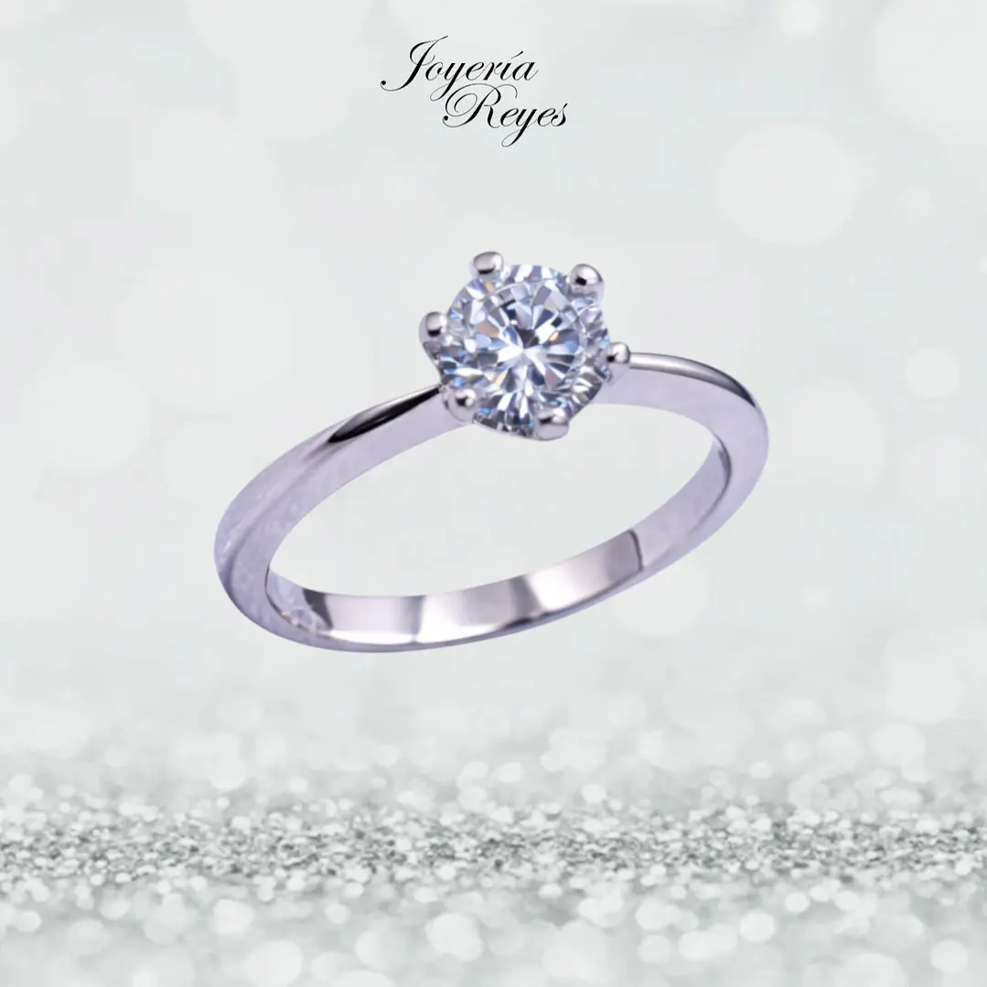 Anillo de plata rodinada fabricación Italiana - ley 925 - modelo R-0701G 1