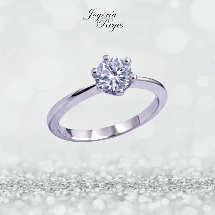 Anillo de plata rodinada fabricación Italiana - ley 925 - modelo R-0701G 1