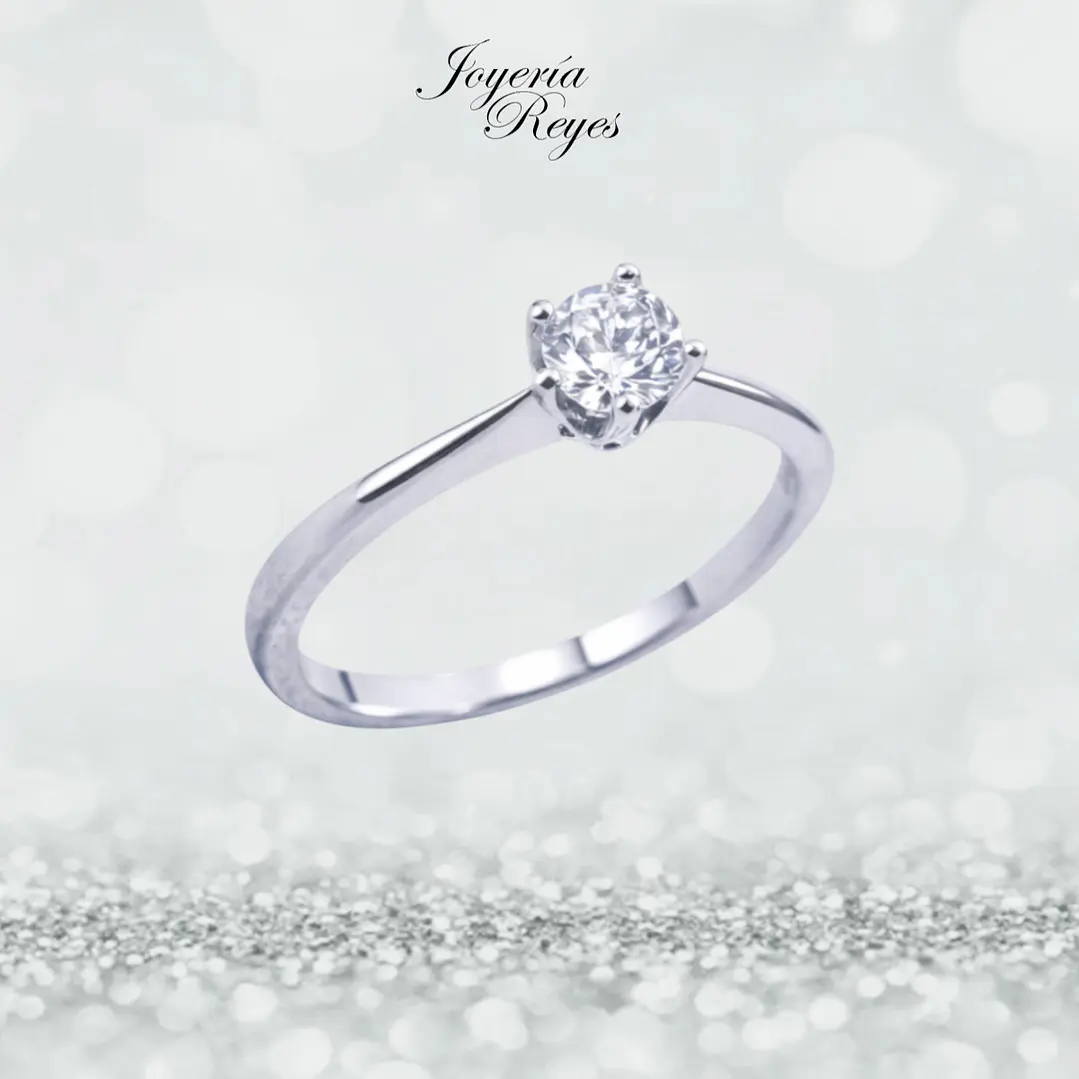 Anillo de plata rodinada fabricación Italiana - ley 925 - modelo R-0701C 1