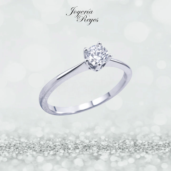 Anillo de plata rodinada fabricación Italiana - ley 925 - modelo R-0701C 1