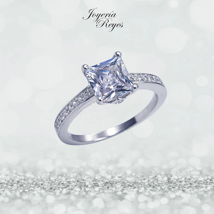 Anillo de plata rodinada fabricación Italiana - ley 925 - modelo R-0577 1
