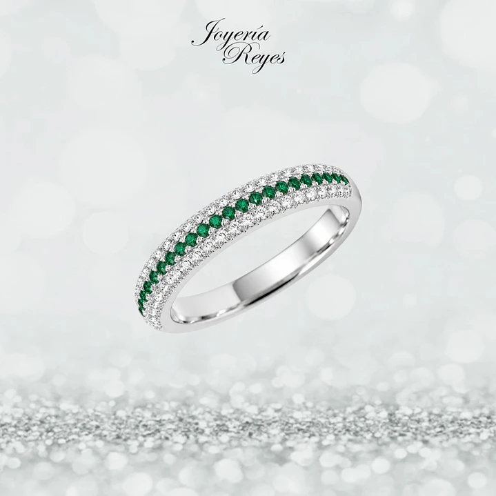 Anillo de plata rodinada fabricación Italiana - ley 925 - modelo SL30262B1 1