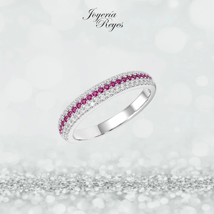 Anillo de plata rodinada fabricación Italiana - ley 925 - modelo SL30262C1 1