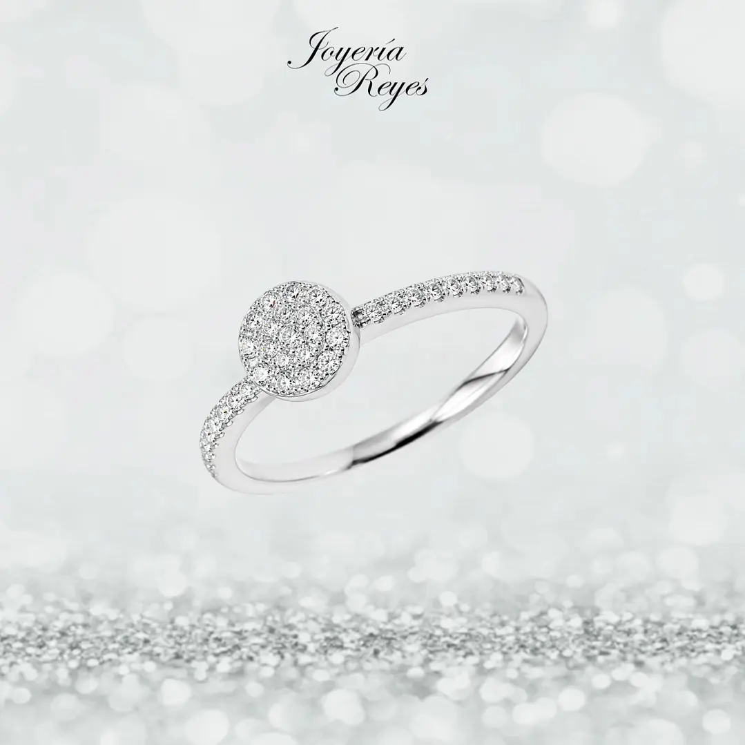Anillo de plata rodinada fabricación Italiana - ley 925 - modelo SL30207A2T 1