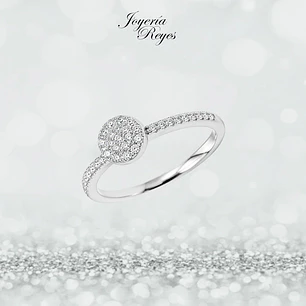 Anillo de plata rodinada fabricación Italiana - ley 925 - modelo SL30207A2T