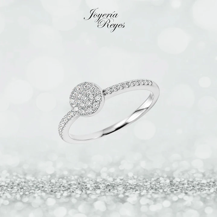 Anillo de plata rodinada fabricación Italiana - ley 925 - modelo SL30207A2T 1