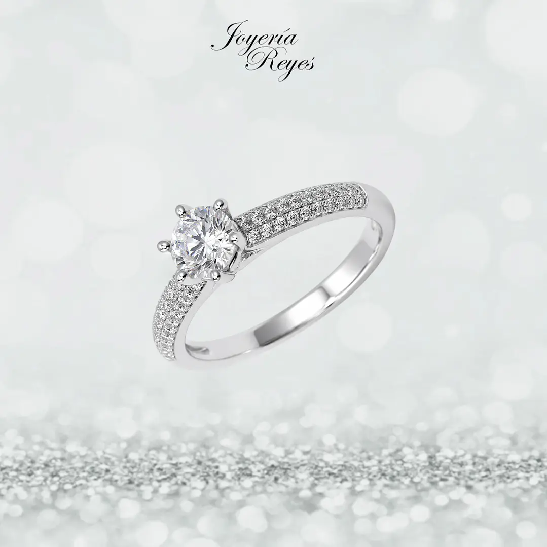 Anillo de plata rodinada fabricación Italiana - ley 925 - modelo SL30401A1 1