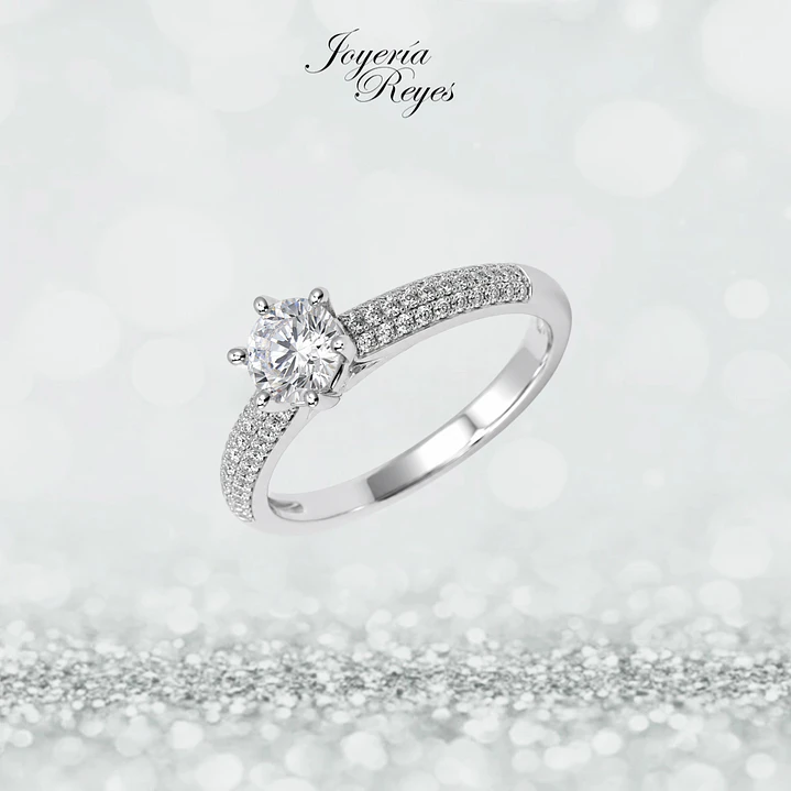 Anillo de plata rodinada fabricación Italiana - ley 925 - modelo SL30401A1 1
