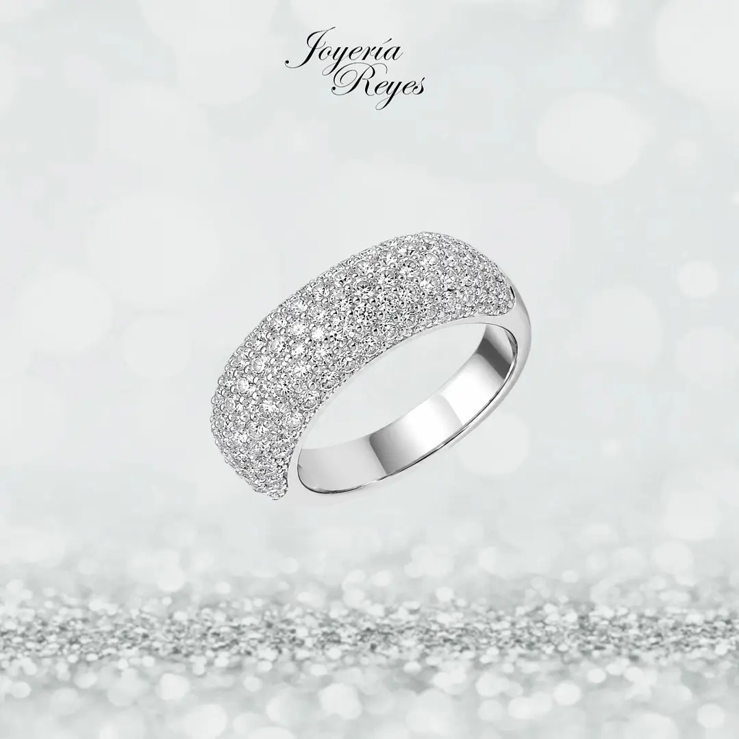 Anillo de plata rodinada fabricación Italiana - ley 925 - modelo SL30609A1 1