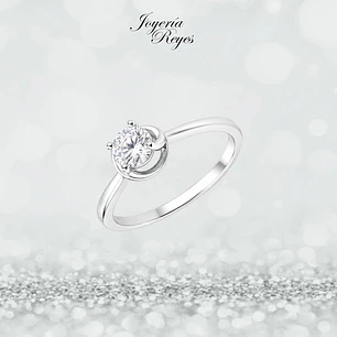 Anillo de plata rodinada fabricación Italiana - ley 925 - modelo SL30886A1