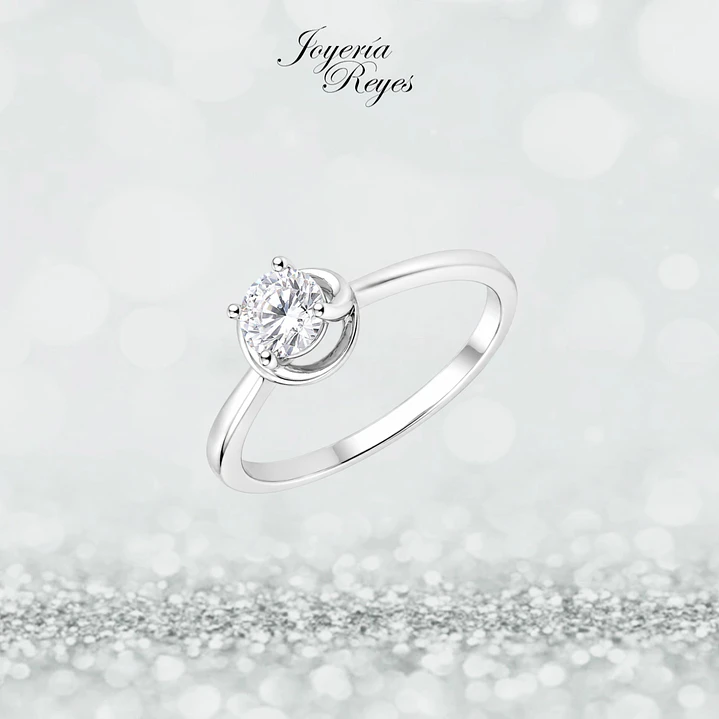 Anillo de plata rodinada fabricación Italiana - ley 925 - modelo SL30886A1 1