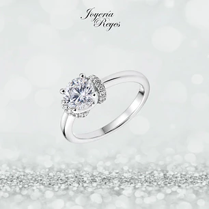Anillo de plata rodinada fabricación Italiana - ley 925 - modelo SL30990A1