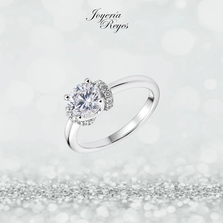 Anillo de plata rodinada fabricación Italiana - ley 925 - modelo SL30990A1 1