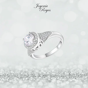 Anillo de plata rodinada fabricación Italiana - ley 925 - modelo SL31000A1