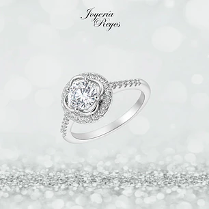 Anillo de plata rodinada fabricación Italiana - ley 925 - modelo SL31011A1