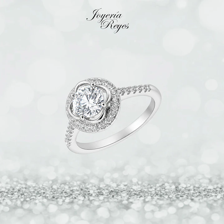 Anillo de plata rodinada fabricación Italiana - ley 925 - modelo SL31011A1 1
