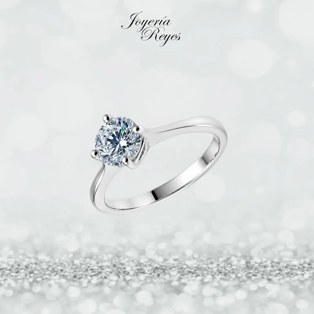 Anillo de plata rodinada fabricación Italiana - ley 925 - modelo SL31500A1T 1