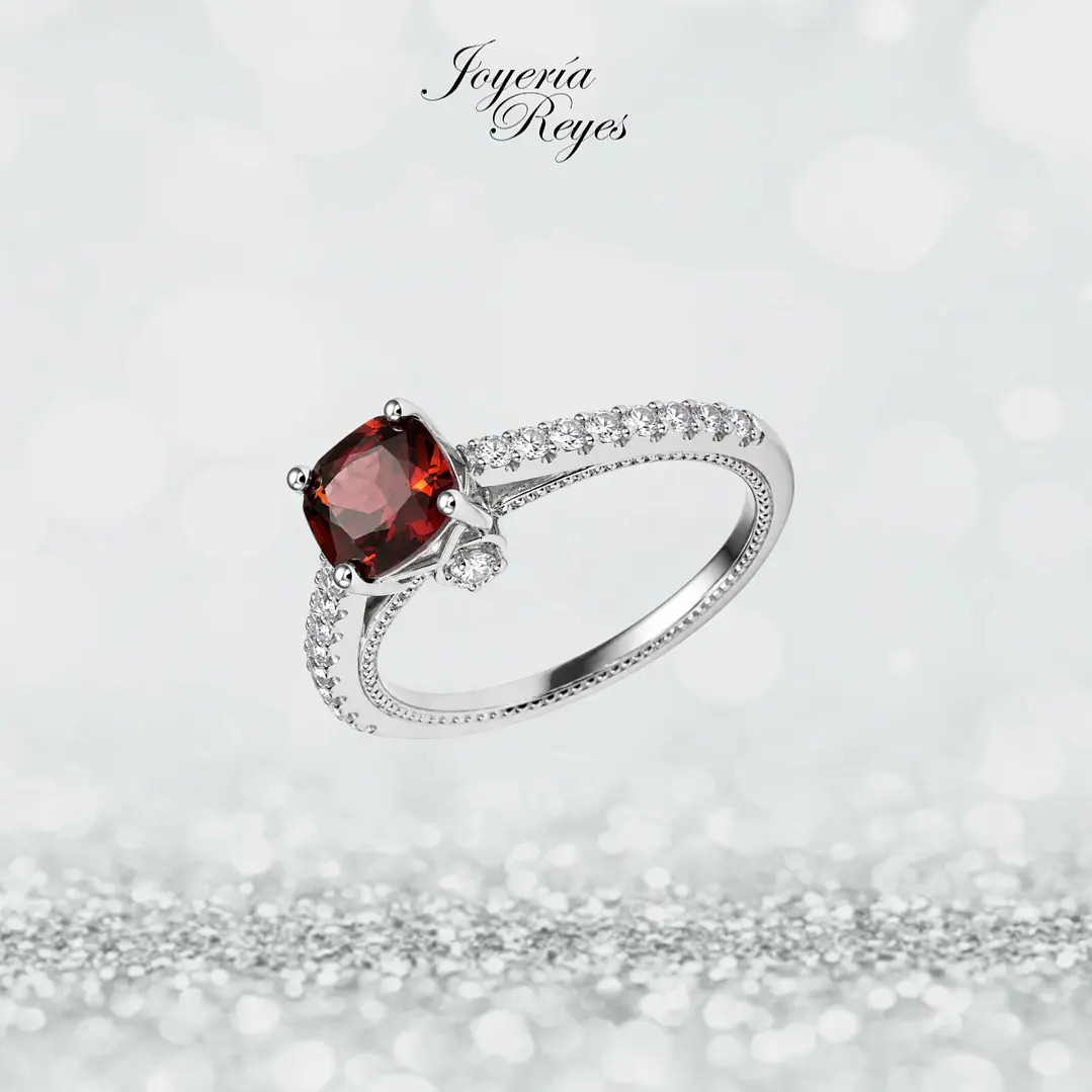Anillo de plata rodinada fabricación Italiana - ley 925 - modelo SL31714C1 1