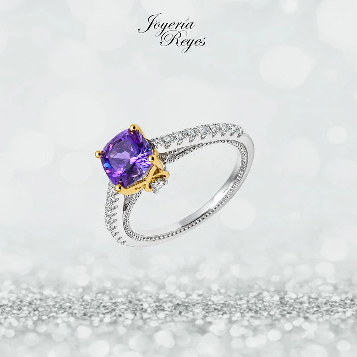 Anillo de plata rodinada fabricación Italiana - ley 925 - modelo SL31714EW1 1