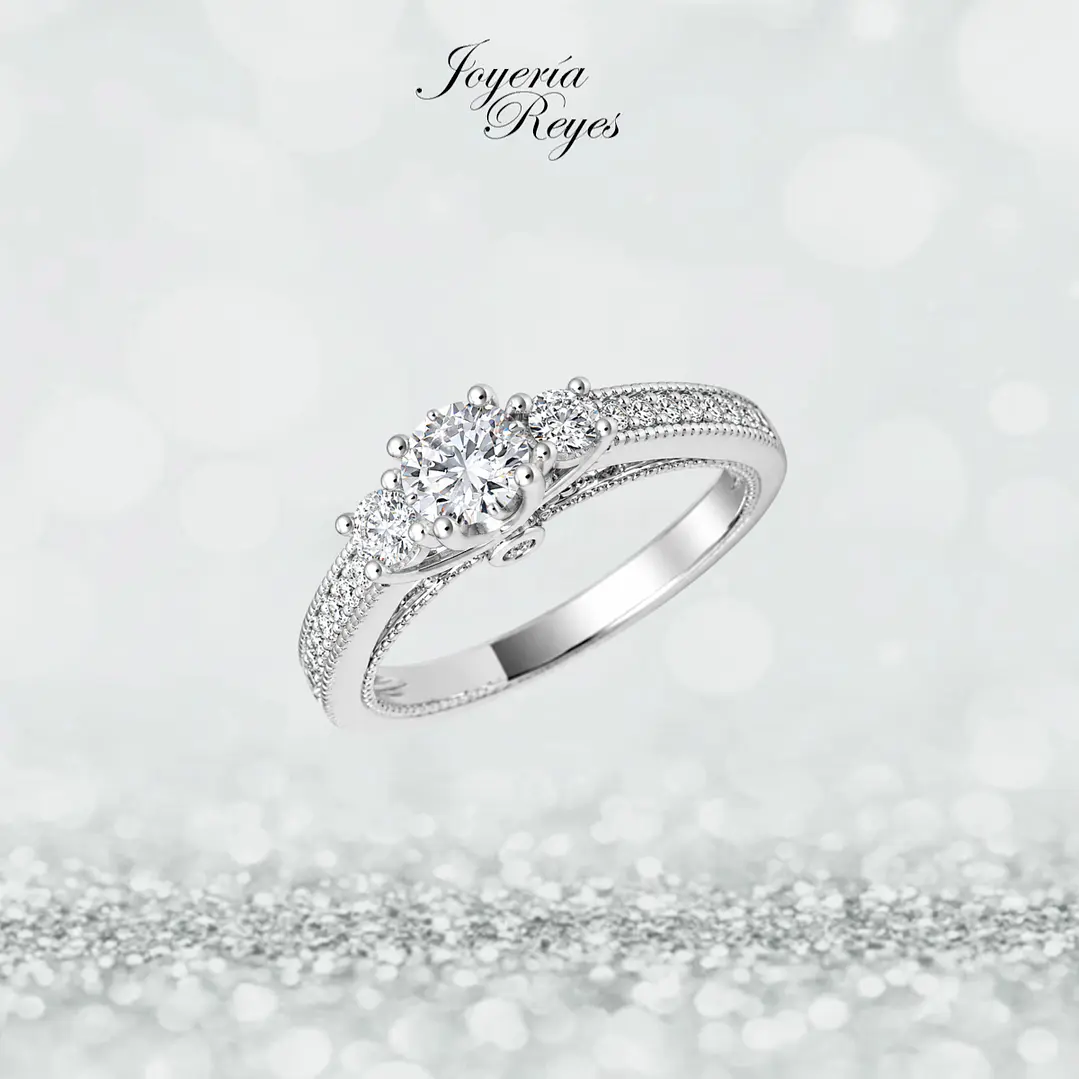 Anillo de plata rodinada fabricación Italiana - ley 925 - modelo SL31776A1 1